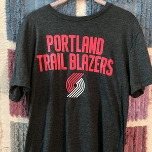 Portland Trail Blazers tee Men’s black tee medium